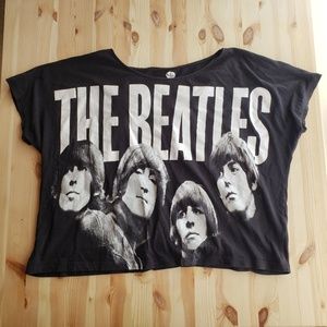 Vintage Beatles Crop Top
